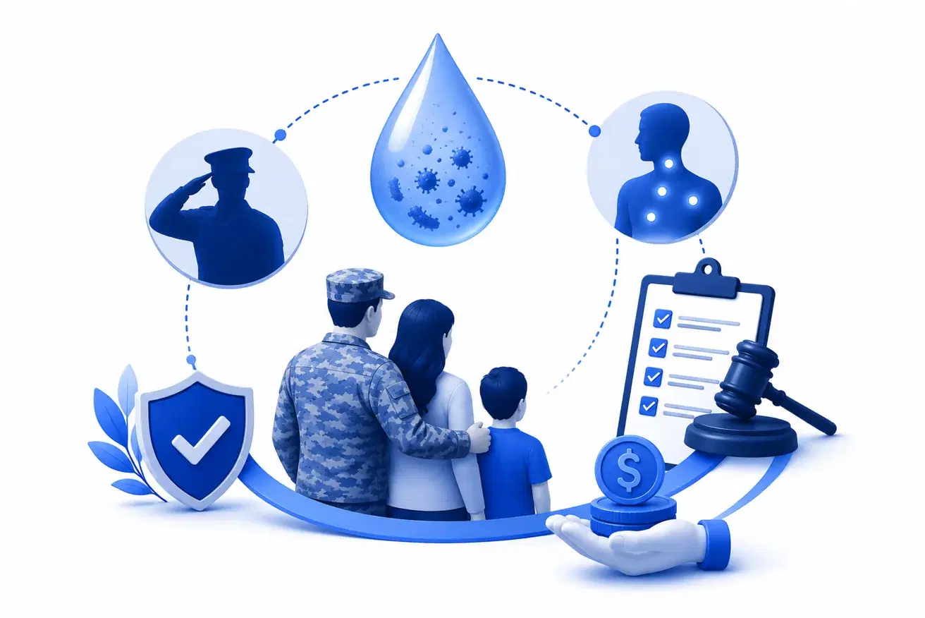 Veterans and families, contaminated water, and the legal claims process